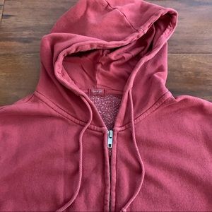 John Galt cropped zip up